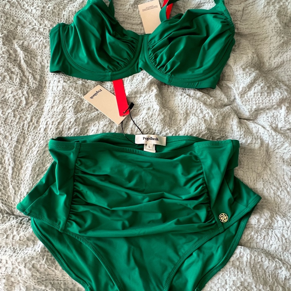 Shapewear Ruched Tummy Control Bikini Set
